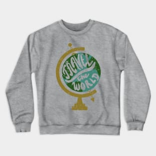 I Love to Travel the World Crewneck Sweatshirt